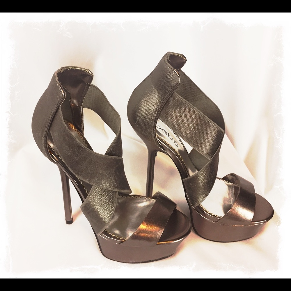New BEBE platform heels - size 6